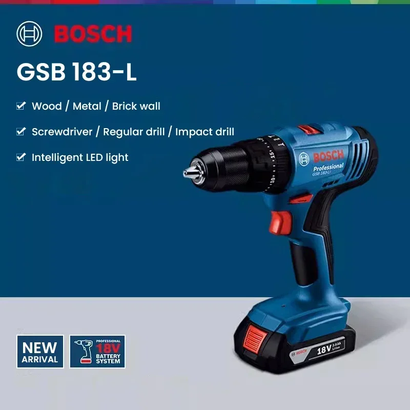 Bosch GSB183-LI 18V Cordless I - огляд і ціна Torque Wrench