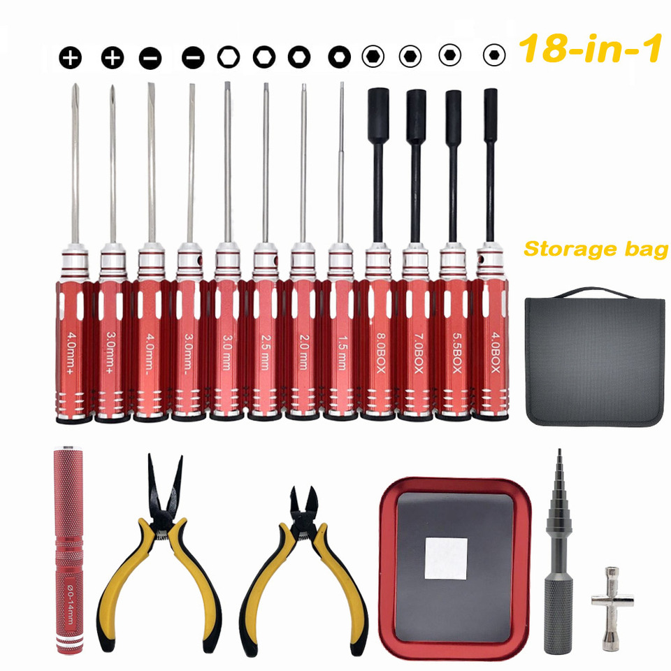 RC Tools Kits 18 in 1 Screwdri - огляд і ціна Socket Set